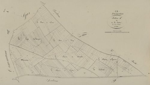 Section A, la Justice, feuille 1.