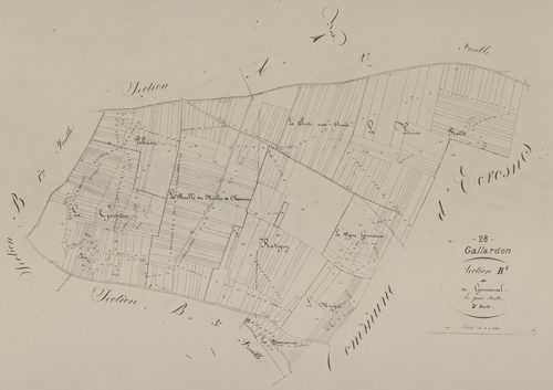 Section B, Germonval, feuille 2.