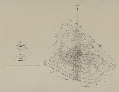 Section C, la Ville, feuille 1.
