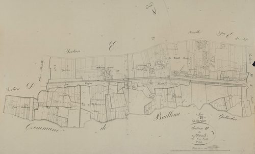 Section D, le Mesnil, feuille 2.