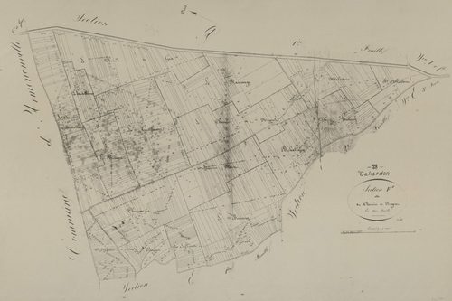 Section F, le Chemin de Nogent, en une feuille.