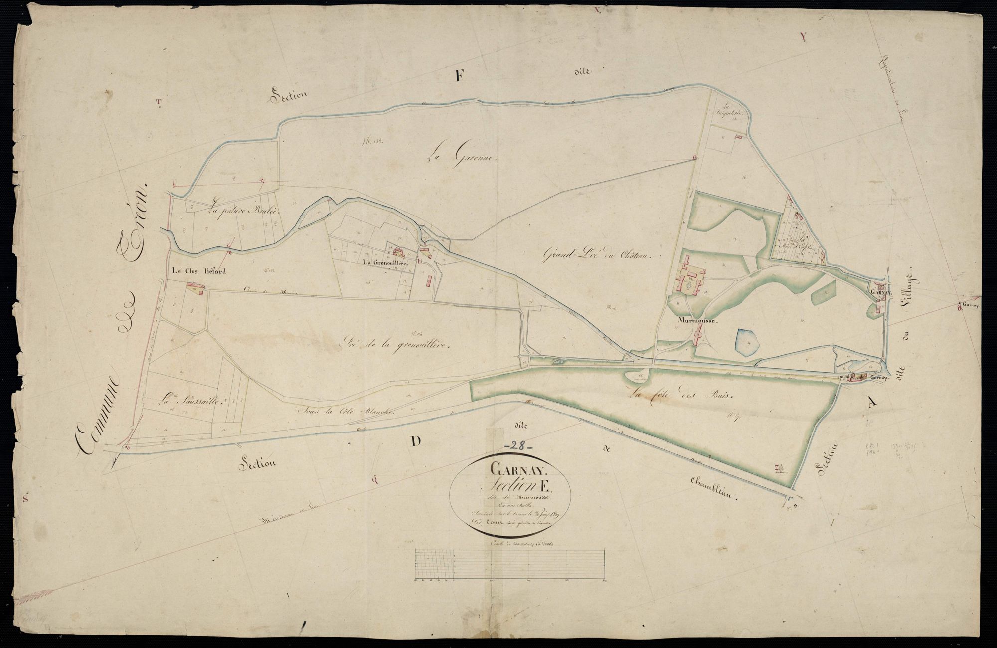 Section E, Marmousse, en une feuille.