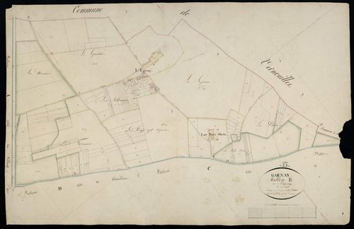 Section B, l'Epinay, en une feuille / Terminée sur le terrain par Monsieur Guillot, Géomètre secondaire.