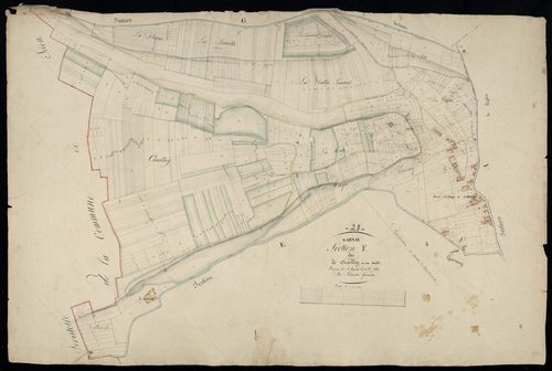 Section F, Chailloy, en une feuille / Terminée sur le terrain par Monsieur Lelouatre, Géomètre.