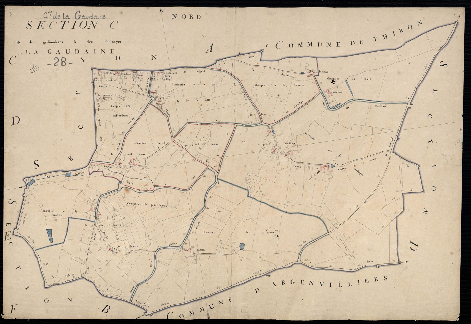 Section C, les Grifonnières et des Chesnayes.