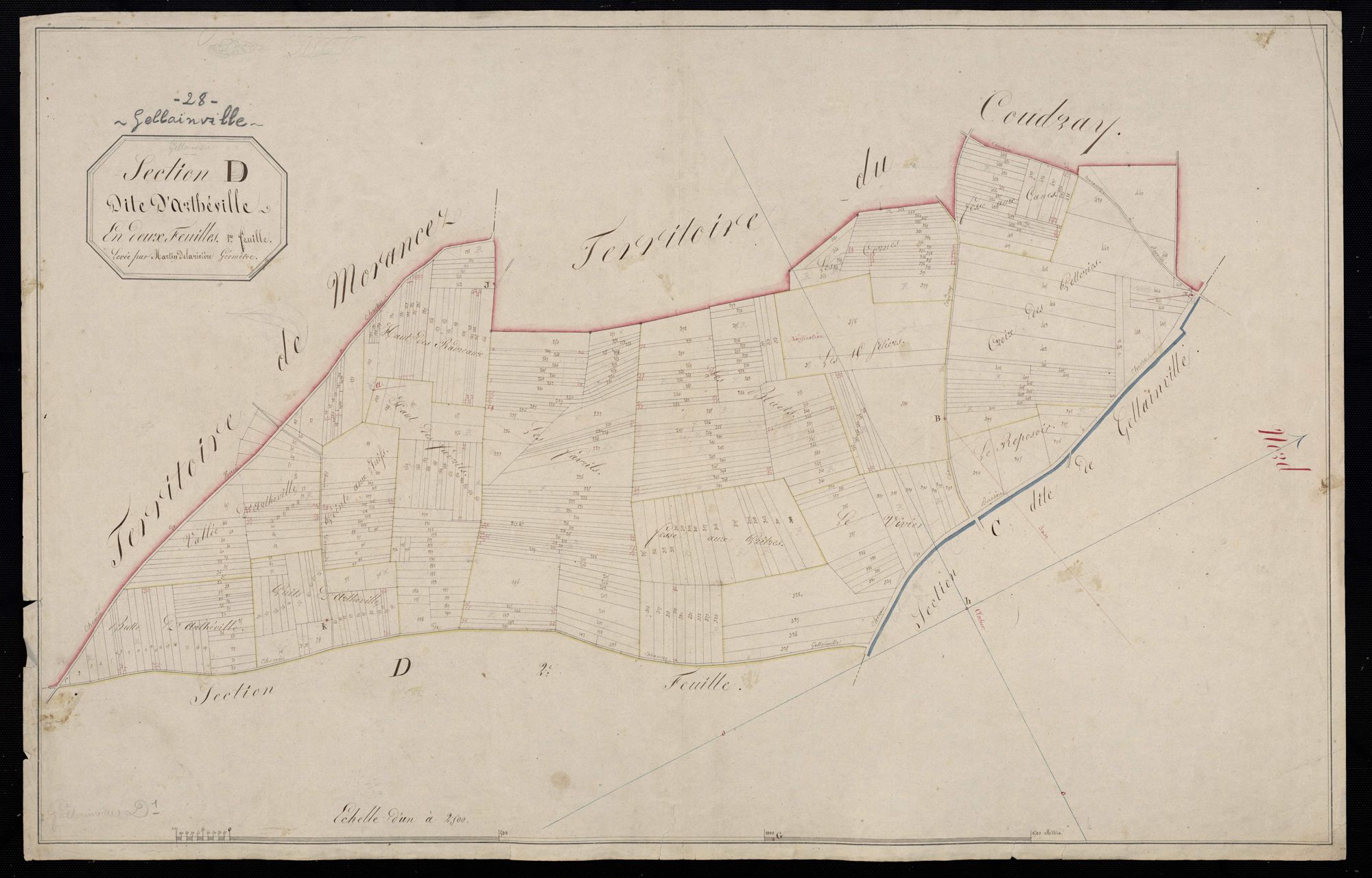 Section D, Arthéville, feuille 1.