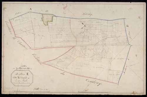 Section E, le Trépied, en une feuille.