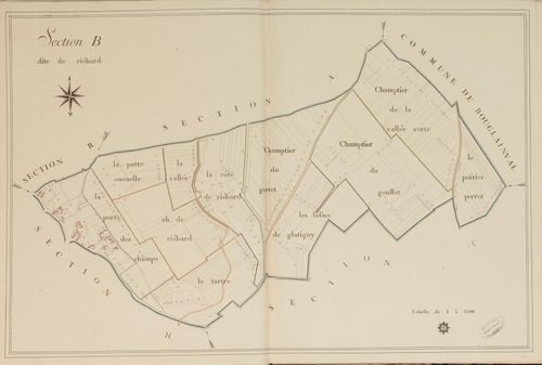 Section B, Riébard, en une feuille.