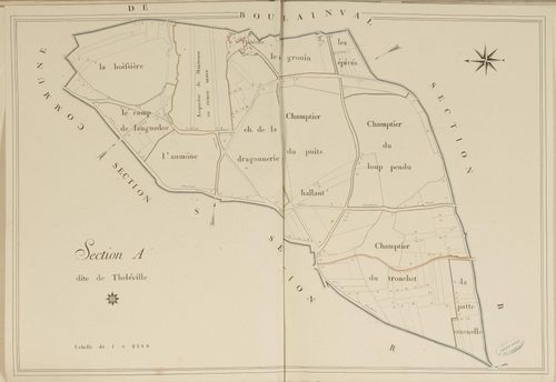 Section A, Théléville, en une feuille.
