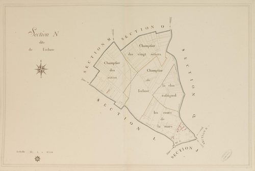 Section N, l'Ecluse, en une feuille.