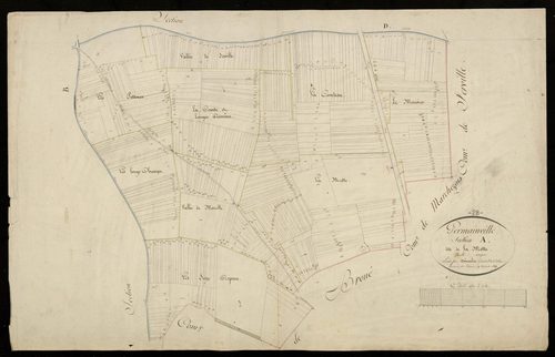 Section A, la Motte, en une feuille.