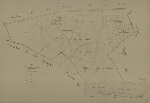 Section B, le Sud, feuille 1.