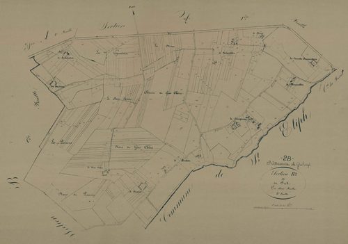 Section B, le Sud, feuille 2.