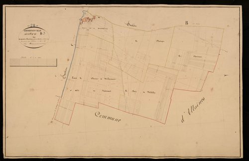 Section B, les Quatre Chemins et le Bois de Nibelles, feuille 3.