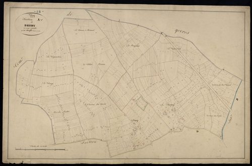 Section A, Dheury, en une feuille.