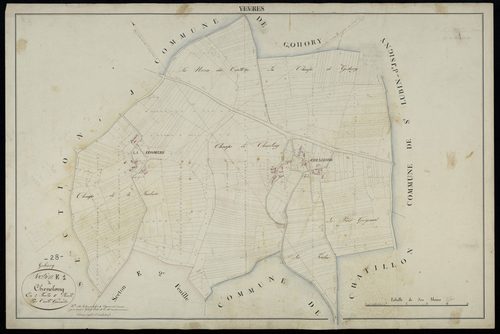 Section E, Chênelong, feuille 1.