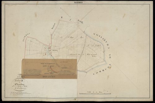 Section E, Chênelong, feuille 2 (retombe soulevée).