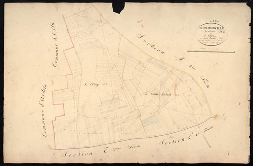 Section A, l'Eglise, feuille 1.