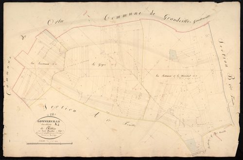 Section A, l'Eglise, feuille 2.