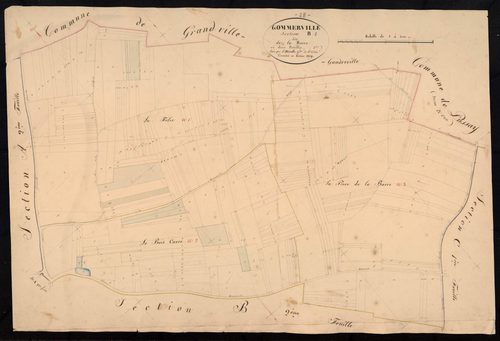 Section B, la Barre, feuille 1.