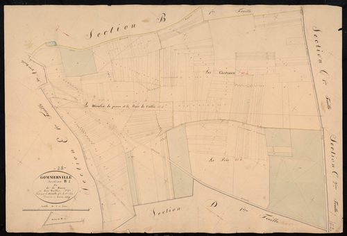 Section B, la Barre, feuille 2.