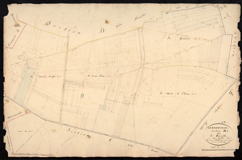 Section D, Bierville, feuille 1.
