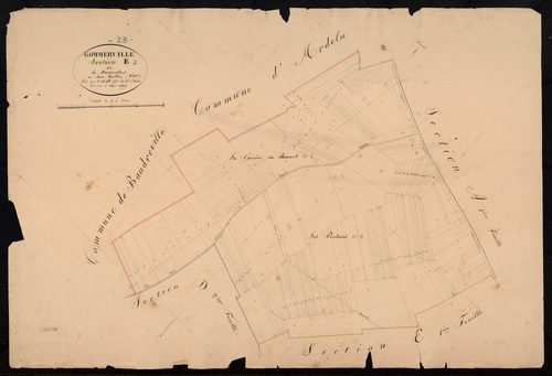 Section E, Faverolles, feuille 2.