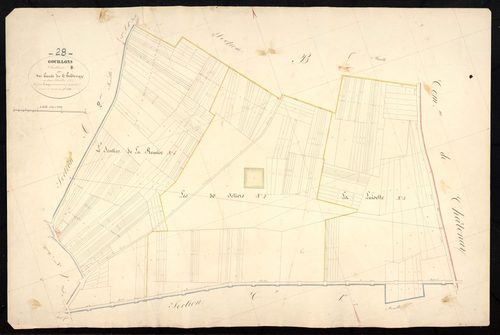 Section B, les Hauts de Châtenay, feuille 2.