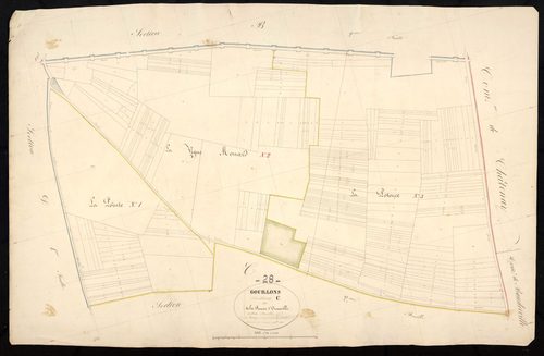 Section C, la Remise d'Ormeville, feuille 1.