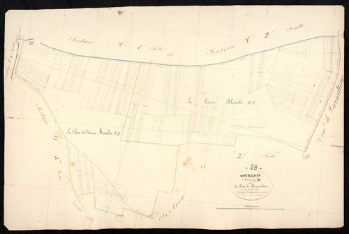Section D, le Bois de Bennechèvre, feuille 1.