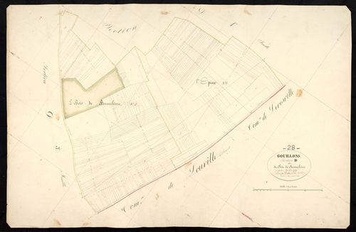 Section D, le Bois de Bennechèvre, feuille 2.