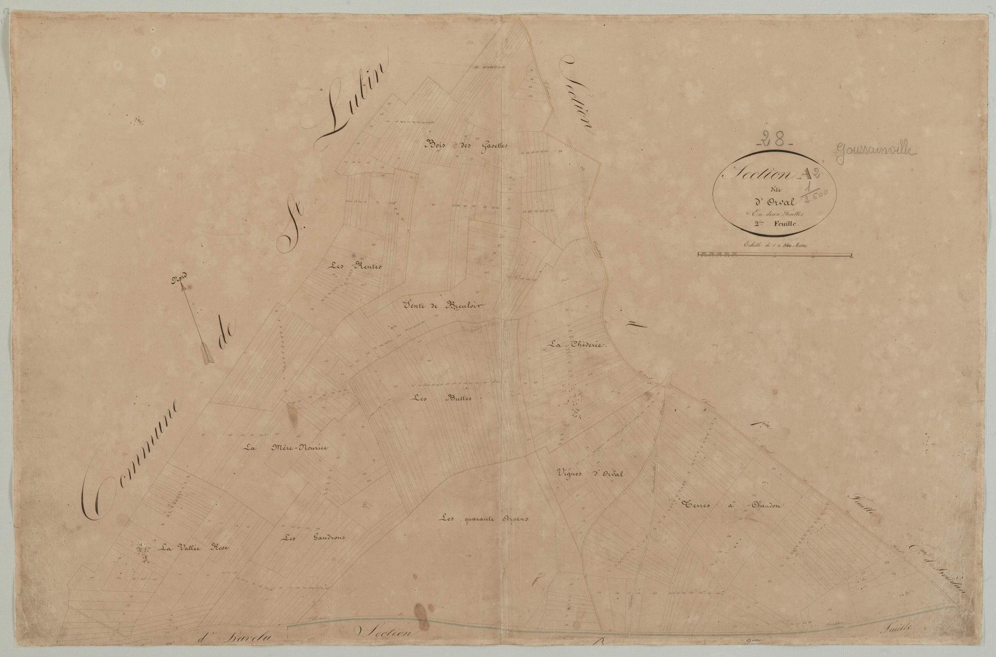 Section A, Orval, feuille 2.