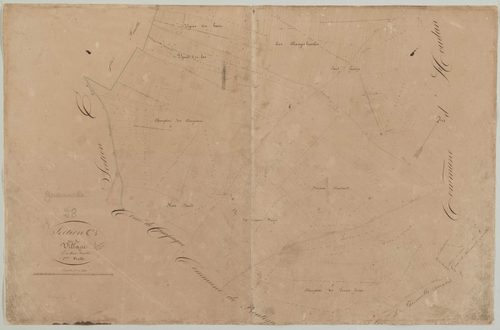Section C, le Village, feuille 1.