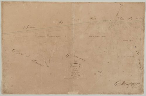 Section C, le Village, feuille 2.