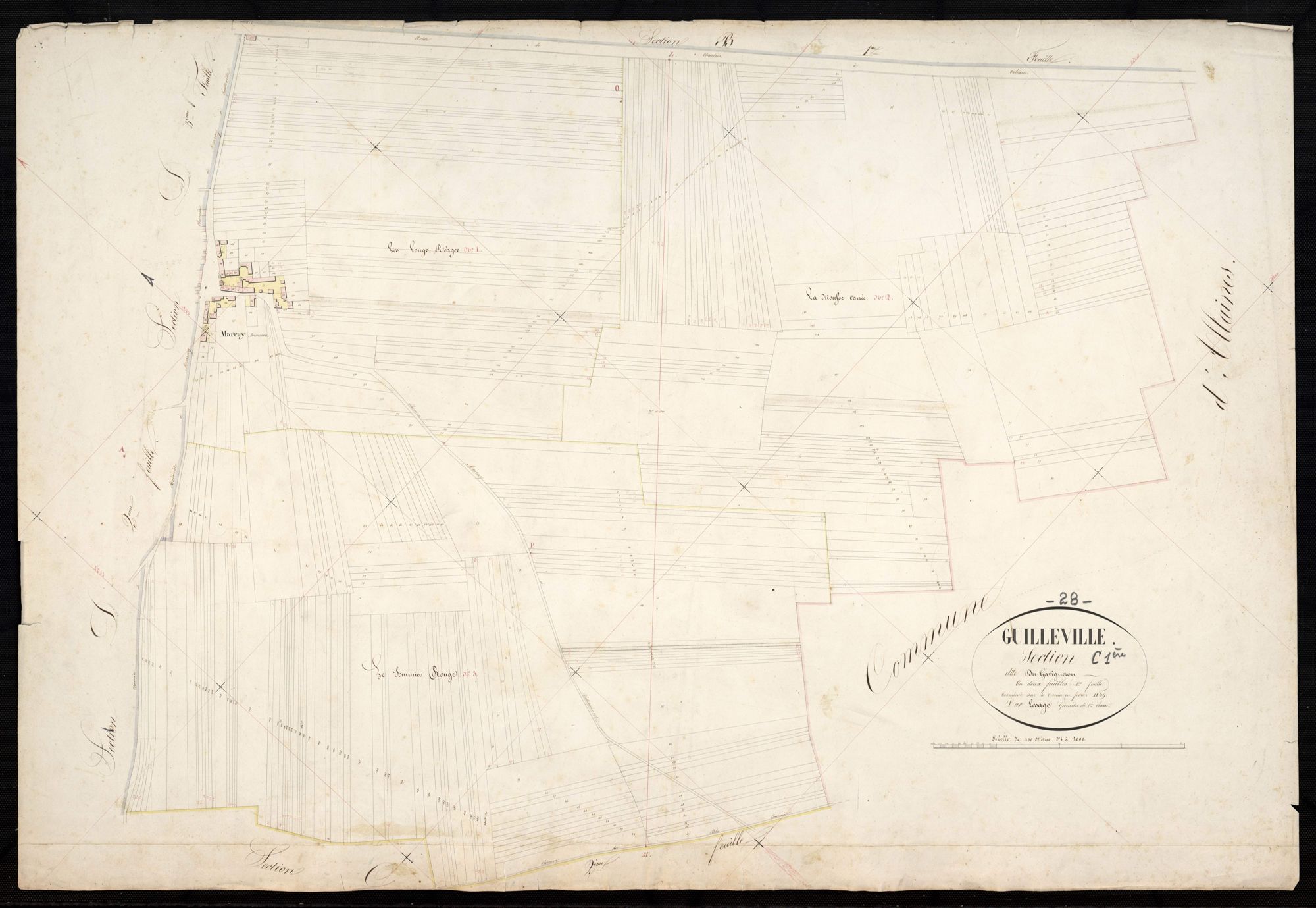 Section C, le Gavigneron, feuille 1.