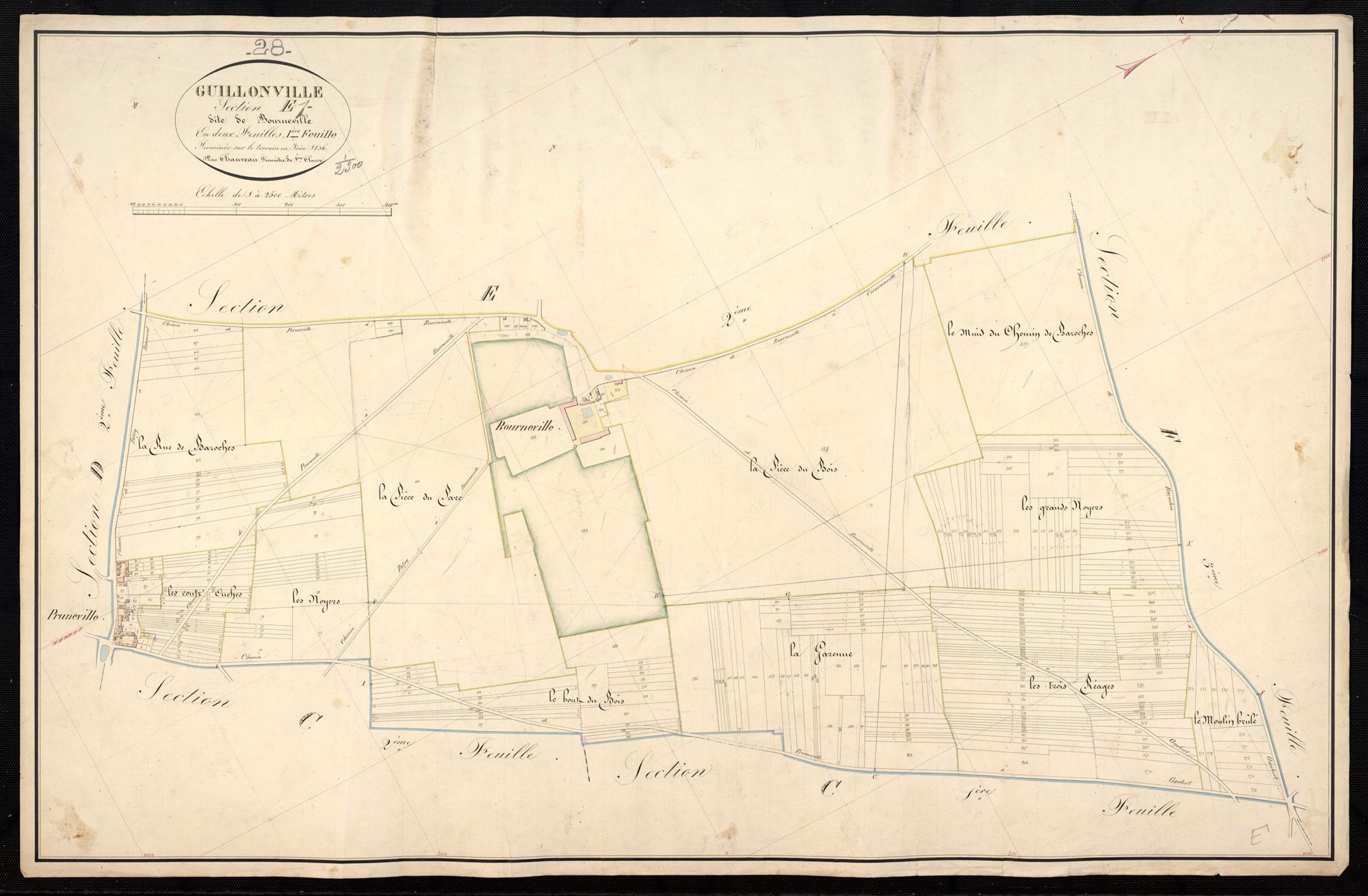 Section E, Bourneville, feuille 1.