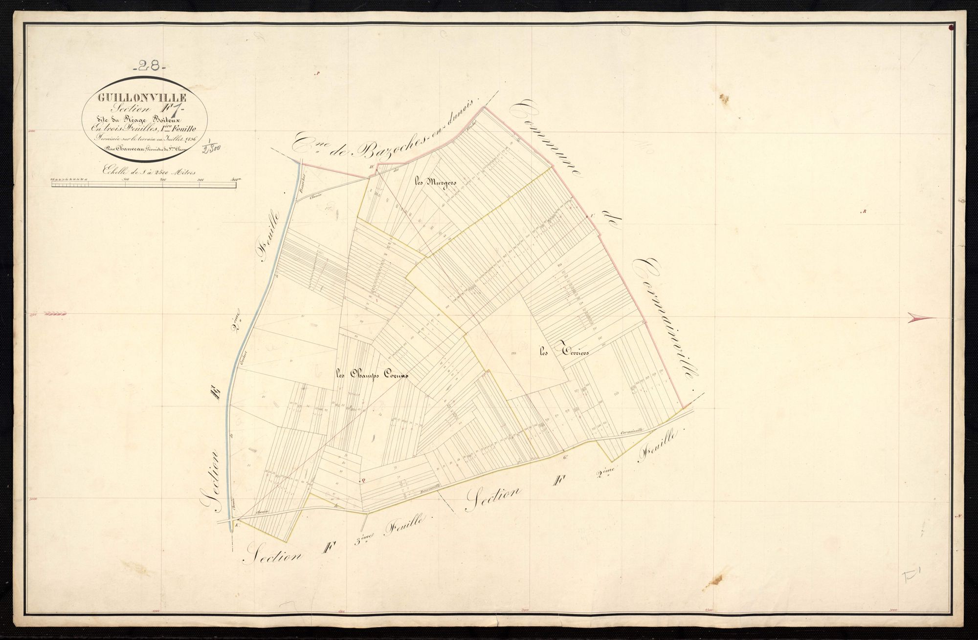 Section F, le Réage Boiteux, feuille 1.