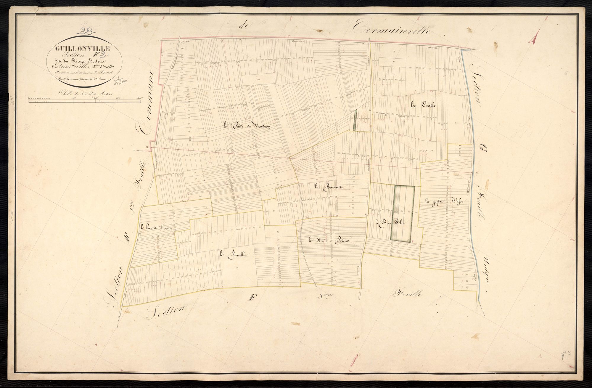 Section F, le Réage Boiteux, feuille 2.