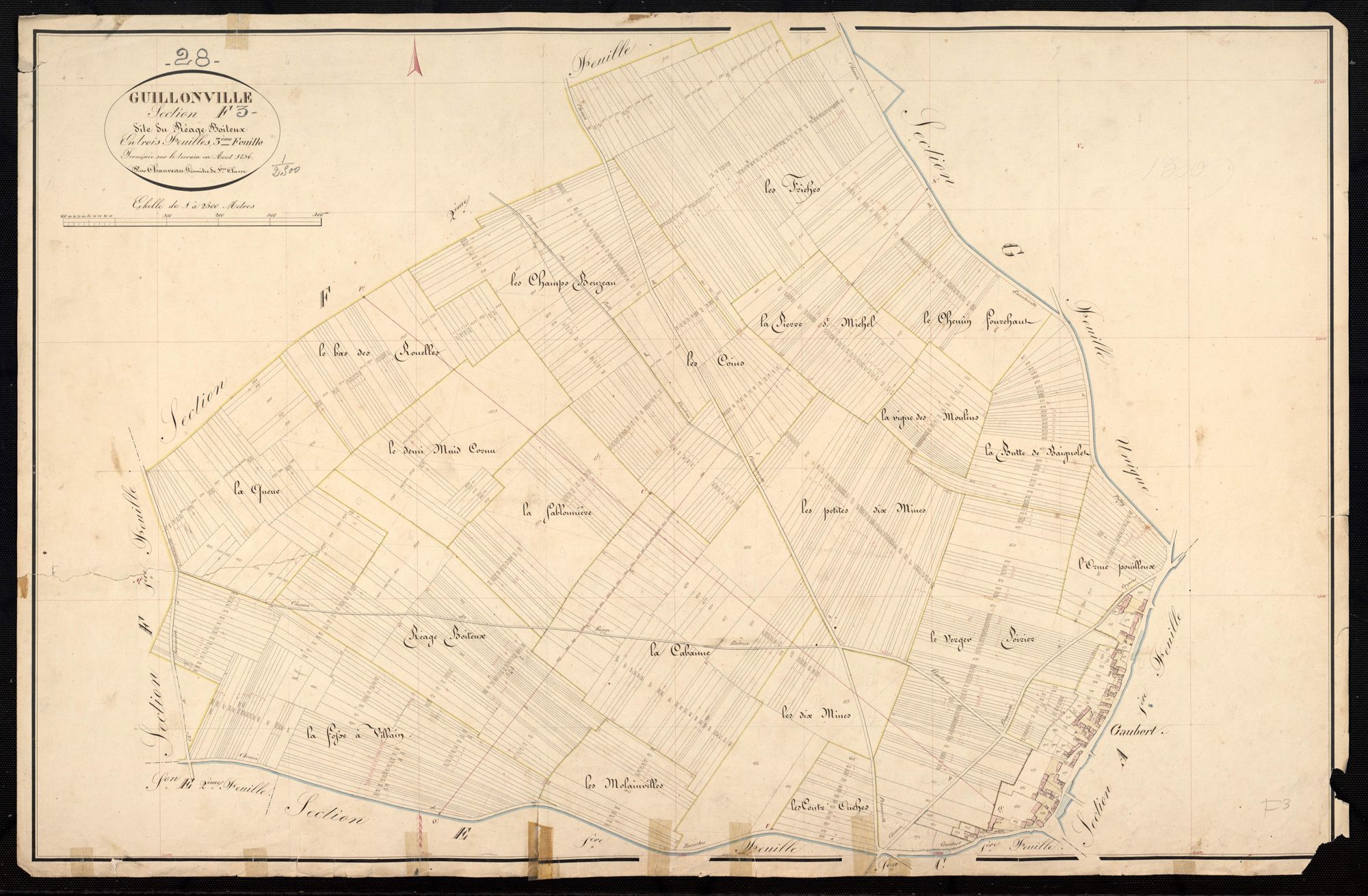 Section F, le Réage Boiteux, feuille 3.