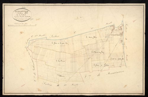 Section B, Guillard, feuille 2 / Terminée par Monsieur Masson, Géomètre secondaire.