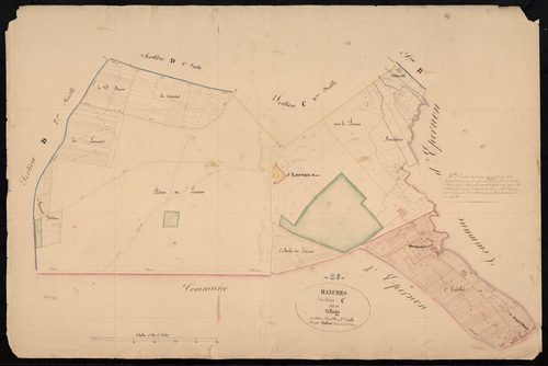 Section C, le Village, feuille 2.