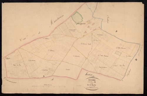 Section E, le Bois de Fourches, en une feuille.