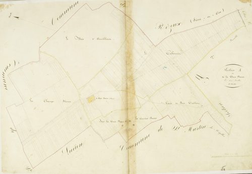 Section A, la Tour Neuve, feuille 1.