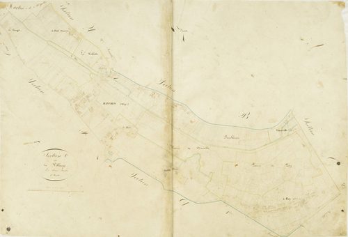 Section C, le Village, feuille 1.