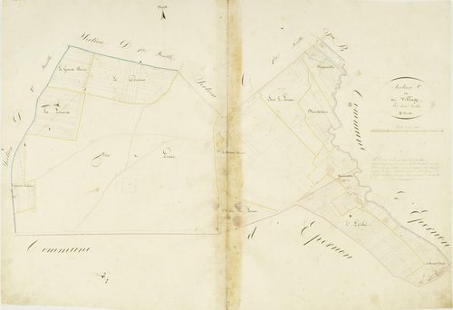 Section C, le Village, feuille 2.