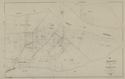 Section C, Grandes Cours, feuille 2.