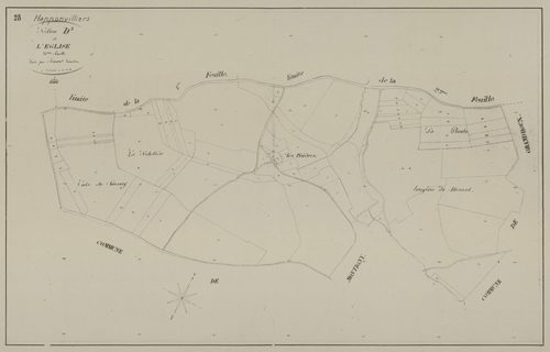 Section D, l'Eglise, feuille 3.