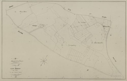 Section F, le Clos Mahault, feuille 2.