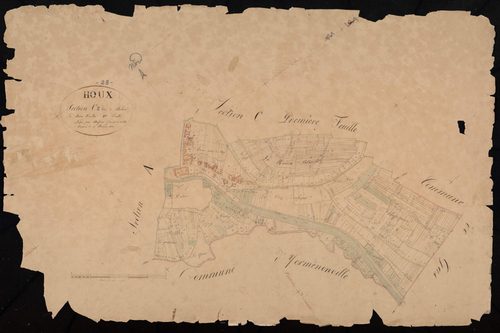 Section C, le Clocher, feuille 2 / Terminée sur le terrain par Monsieur Dufour, Géomètre de 1ère classe.