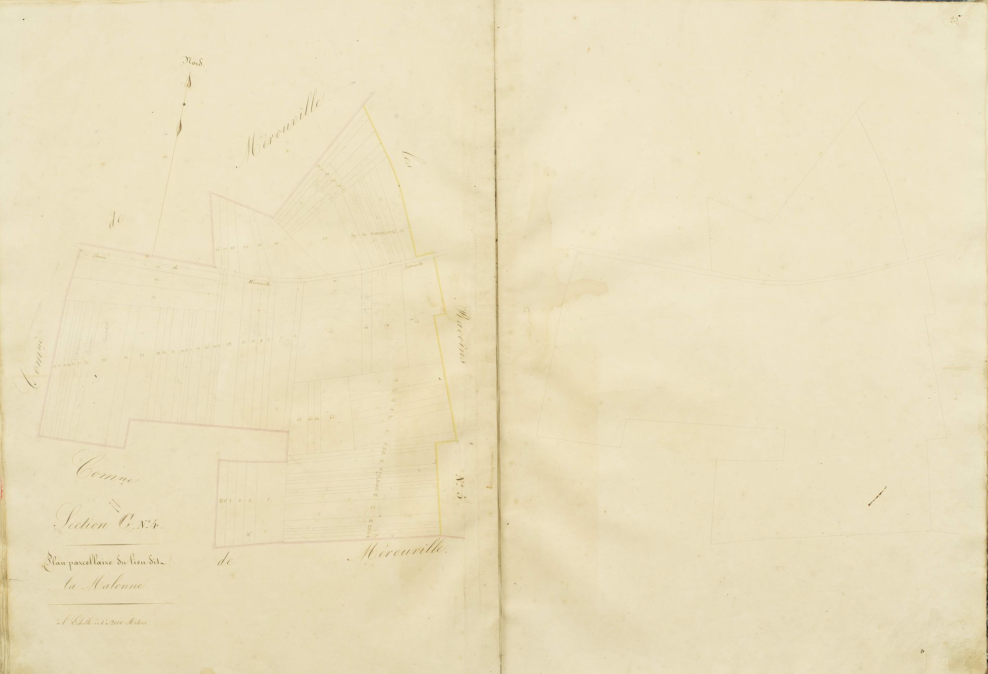 Section C, la Malonne, feuille 4.